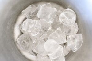 Cubed Ice in Bucket